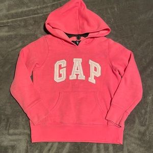 Eddie Bauer vest (s) and pink hoodie (s)